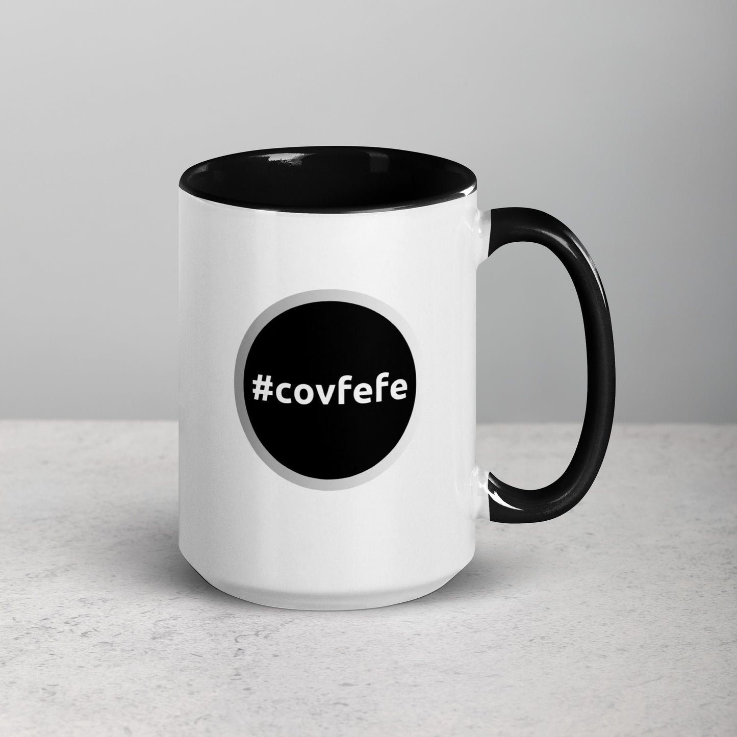 Covfefe Circle Logo Mug