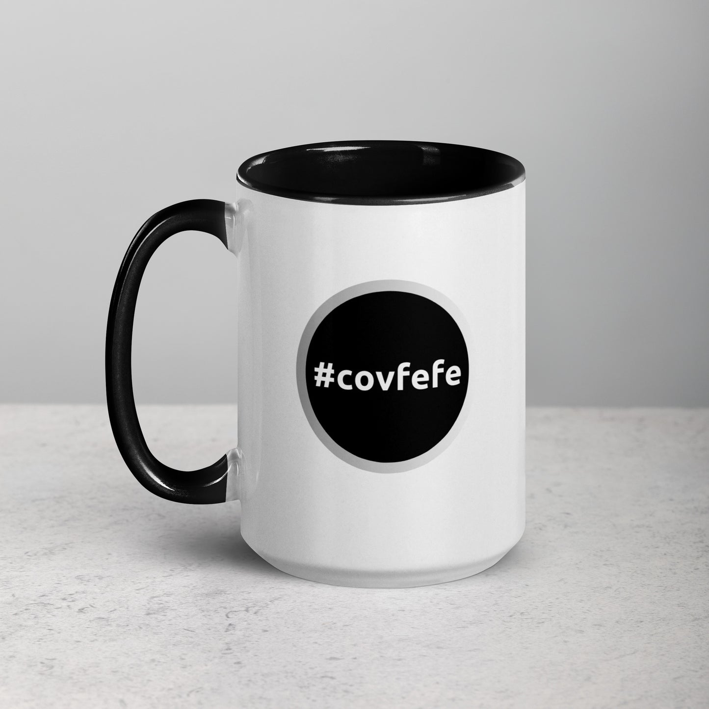Covfefe Circle Logo Mug
